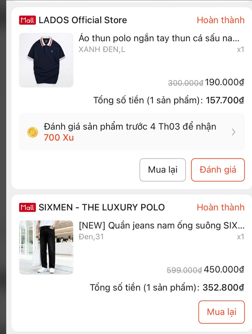 Mua đồ tết trên Shoppe